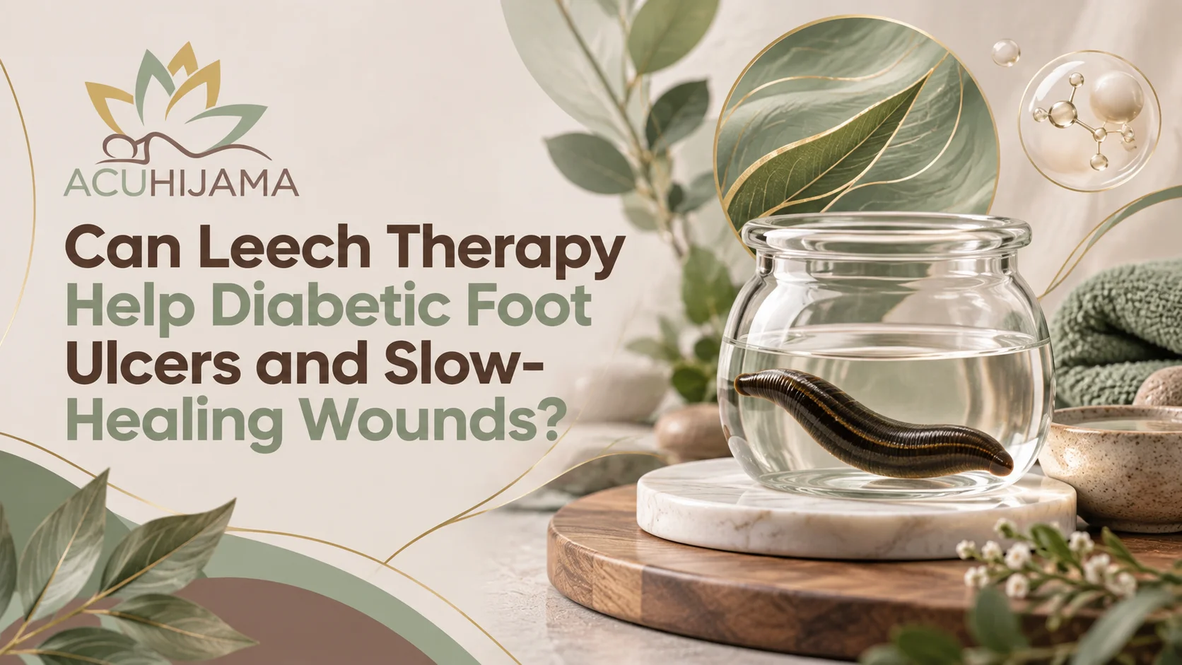 Can Leech Therapy Help Diabetic Foot Ulcers and Slow-Healing Wounds?